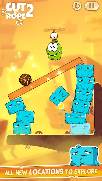 Cut the Rope 2 (Кат зе Роуп 2) [МОД Все открыто] APK Android Screenshot 5