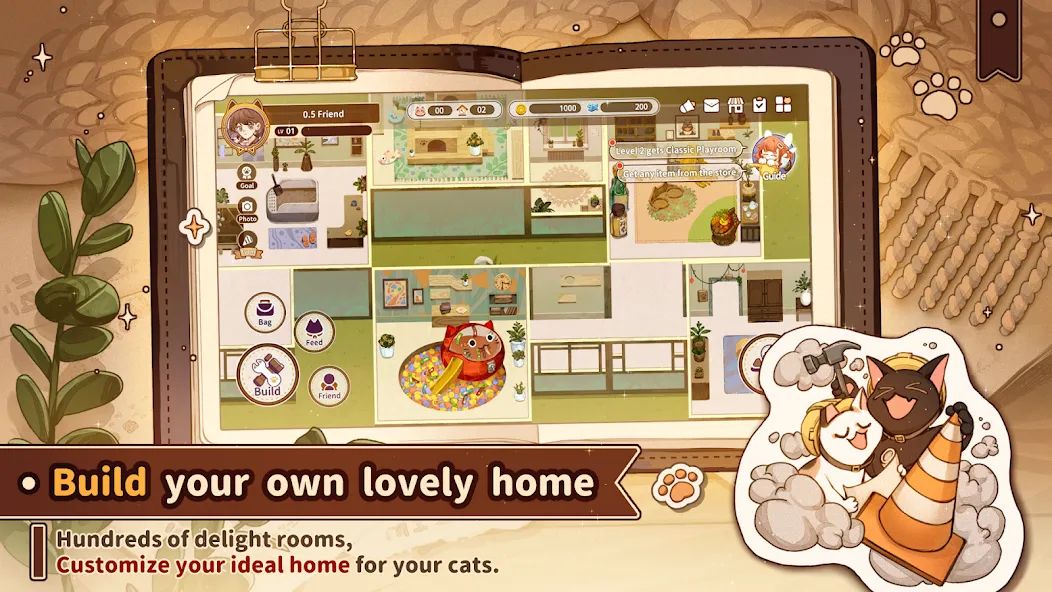Losing Cats Way (Лузинг Кэтс Уэй) [МОД Mega Pack] APK Android Screenshot 3