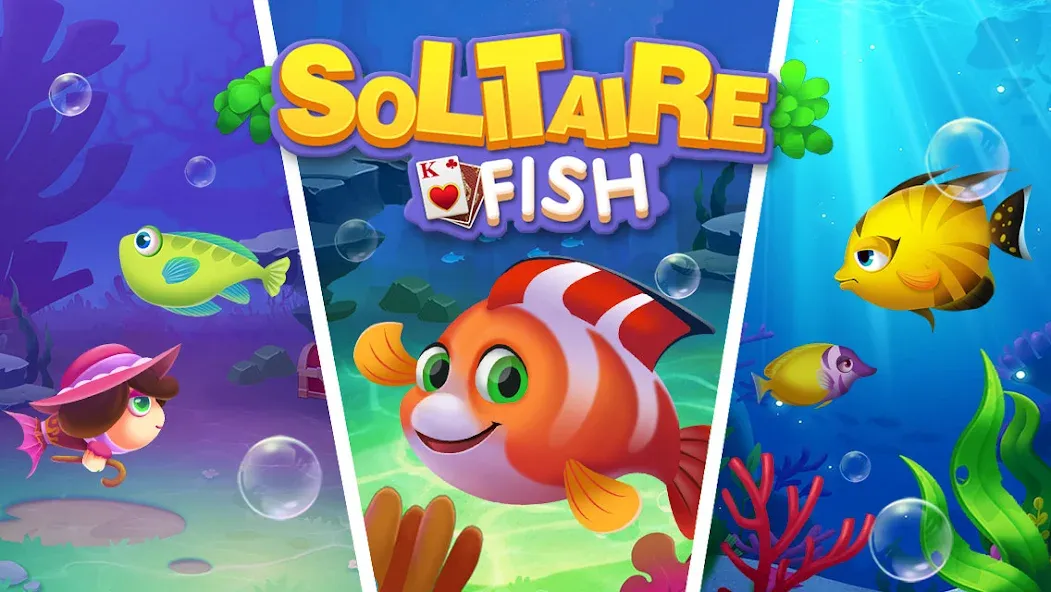 Solitaire Fish Klondike Card (Солитер Карточная игра Клондайк Фиш) [МОД Unlocked] APK Android Screenshot 5