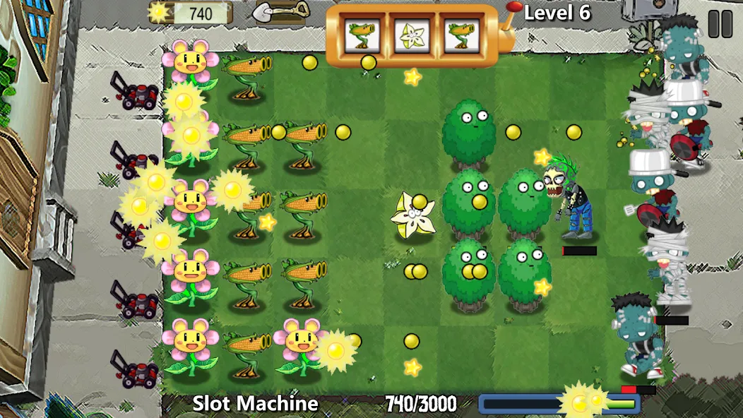 Plants' War [МОД Бесконечные монеты] APK Android Screenshot 1