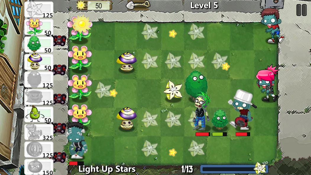 Plants' War [МОД Бесконечные монеты] APK Android Screenshot 4