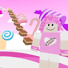 Candy Parkour Sweet girl (Кенди Паркур Свит грл) [МОД Mega Pack] APK Android