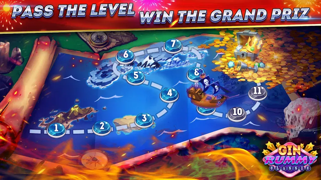 Gin Rummy Online & Offline [МОД Все открыто] APK Android Screenshot 4