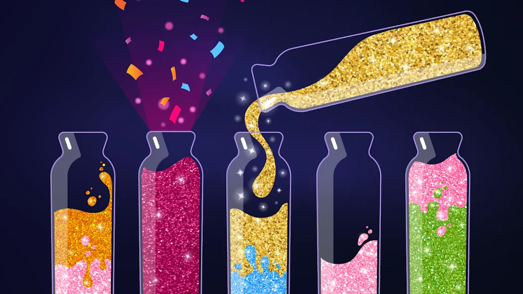 Get Color - Water Sort Puzzle [МОД Меню] APK Android Screenshot 1