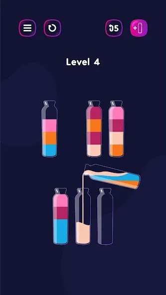 Get Color - Water Sort Puzzle [МОД Меню] APK Android Screenshot 5
