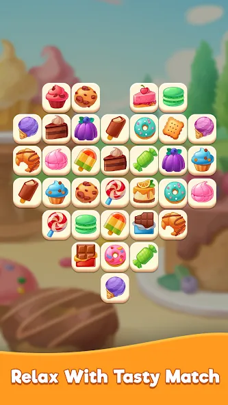Tasty Match -  Zen Connect [МОД Много денег] APK Android Screenshot 1