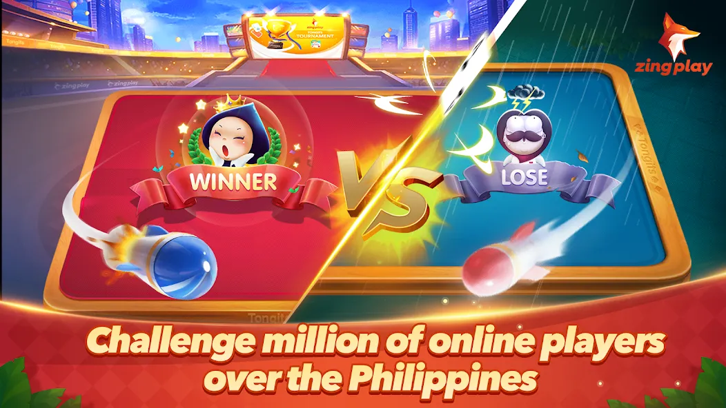 Tongits ZingPlay-Fun Challenge (Тонгитс ЗингПлэй) [МОД Все открыто] APK Android Screenshot 2