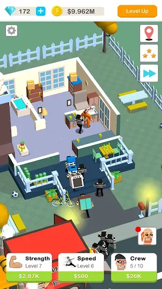 Idle Robbery (Айдл Роббери) [МОД Много денег] APK Android Screenshot 3
