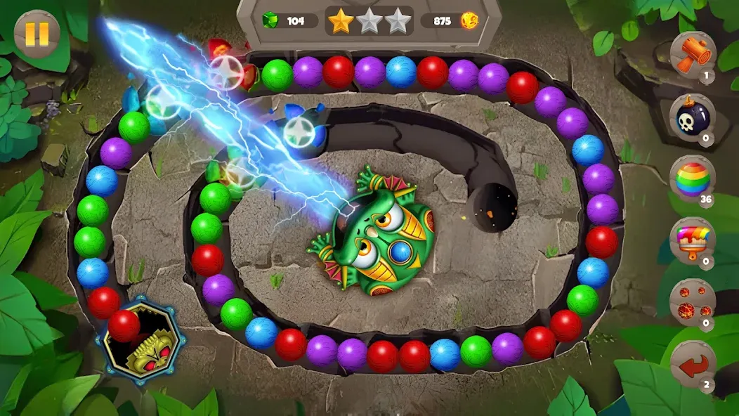 Marble Bubbles: Blast Pop Game [МОД Бесконечные монеты] APK Android Screenshot 5