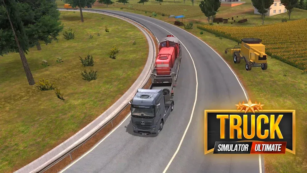 Truck Simulator : Ultimate (Трак Симулятор) [МОД Много денег] APK Android Screenshot 3