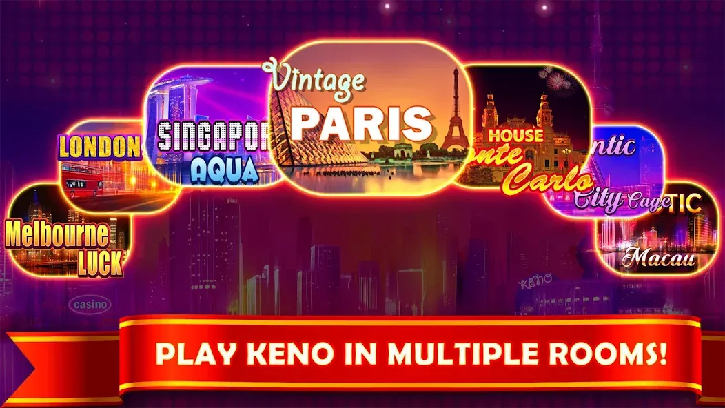Keno Prime - Super 3X Payout (Кено Приме) [МОД Бесконечные монеты] APK Android Screenshot 3