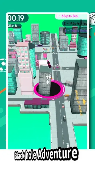 Black hole Adventure (Блэк хол Адвенчер) [МОД Бесконечные монеты] APK Android Screenshot 2