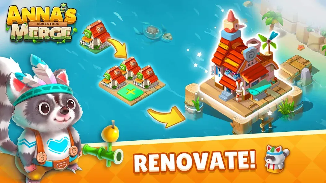 Anna's Merge Adventure [МОД Mega Pack] APK Android Screenshot 1