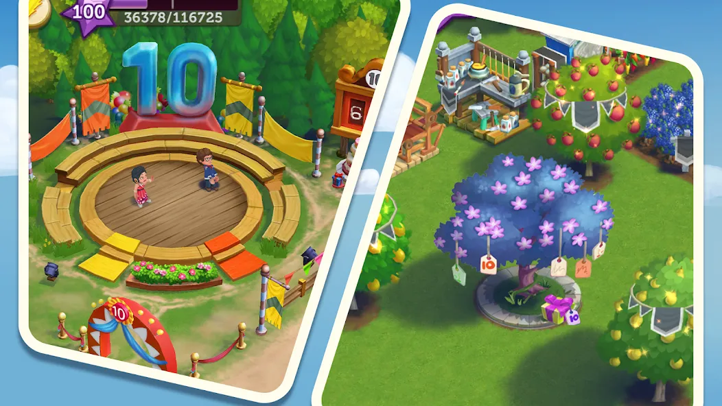 FarmVille 2: Country Escape (ФармВилл 2 С) [МОД Бесконечные монеты] APK Android Screenshot 3