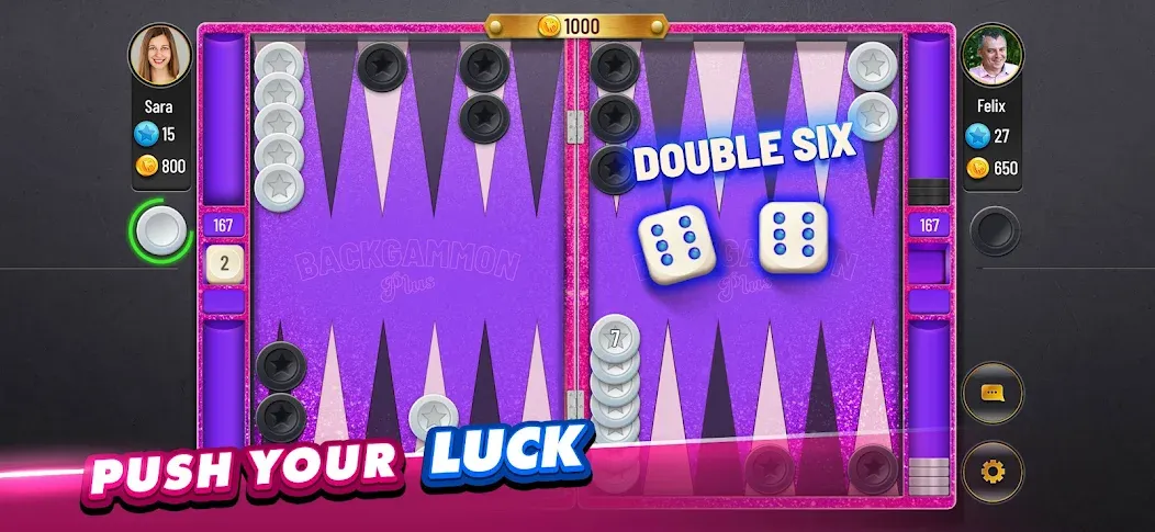 Backgammon Plus - Board Game (Бэкгаммон Плюс) [МОД Premium] APK Android Screenshot 4