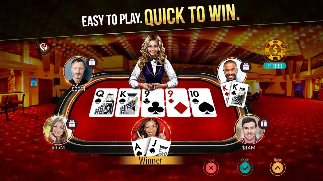 Zynga Poker ™ – Texas Holdem (Зинга Покер) [МОД Меню] APK Android Screenshot 1