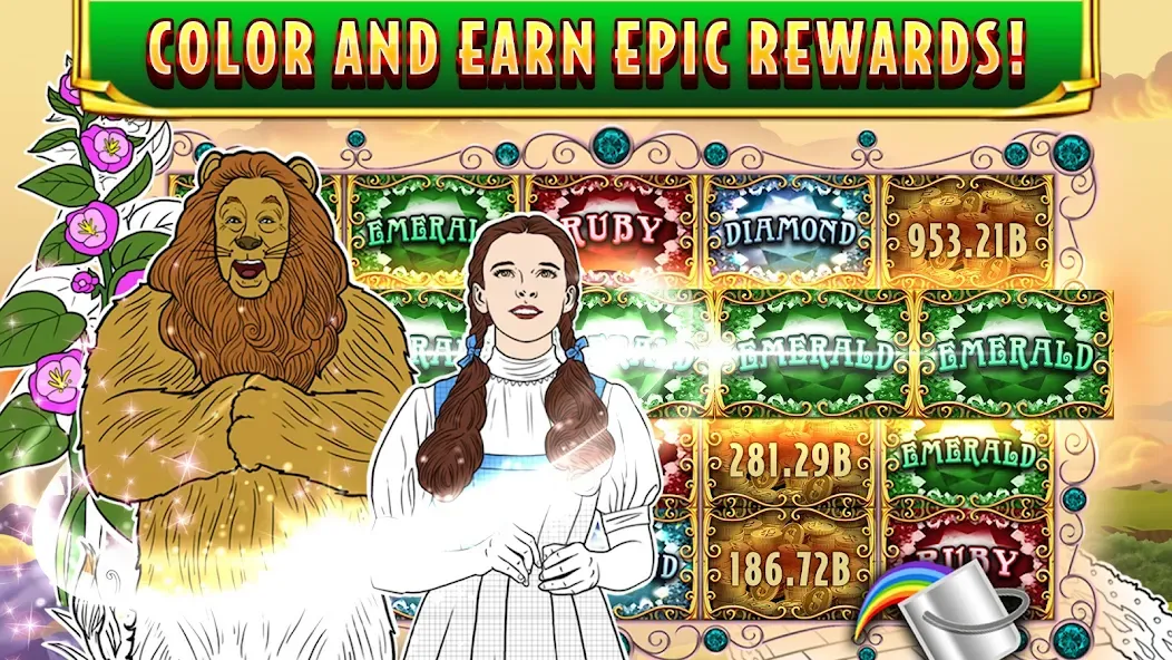 Wizard of Oz Slots Games (Волшебник из страны Оз игровой автомат) [МОД Меню] APK Android Screenshot 5