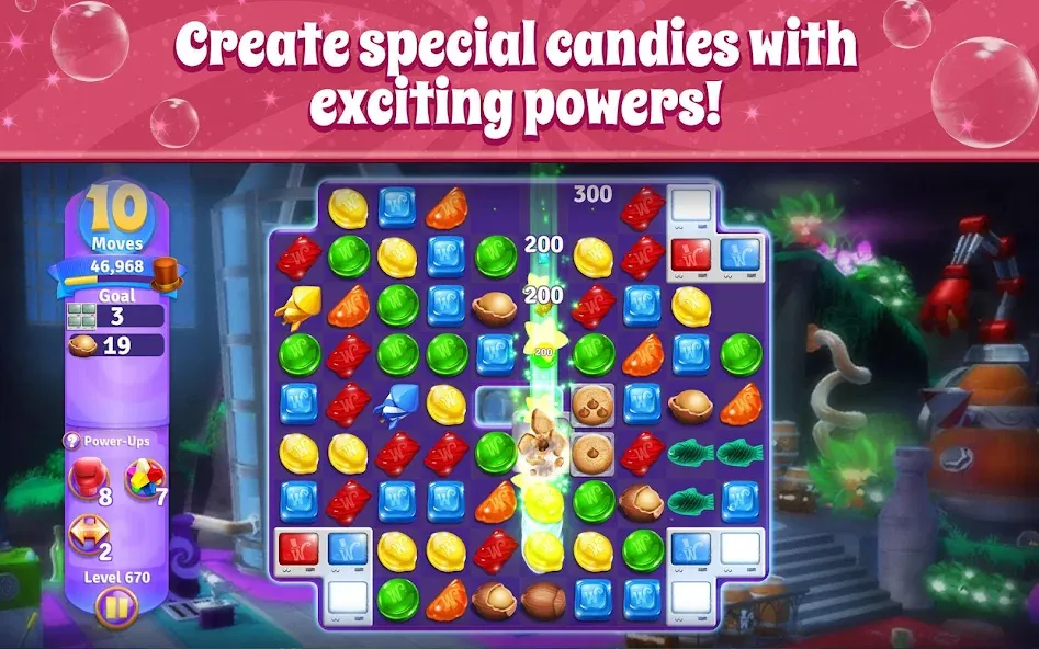Wonka's World of Candy Match 3 [МОД Много денег] APK Android Screenshot 4