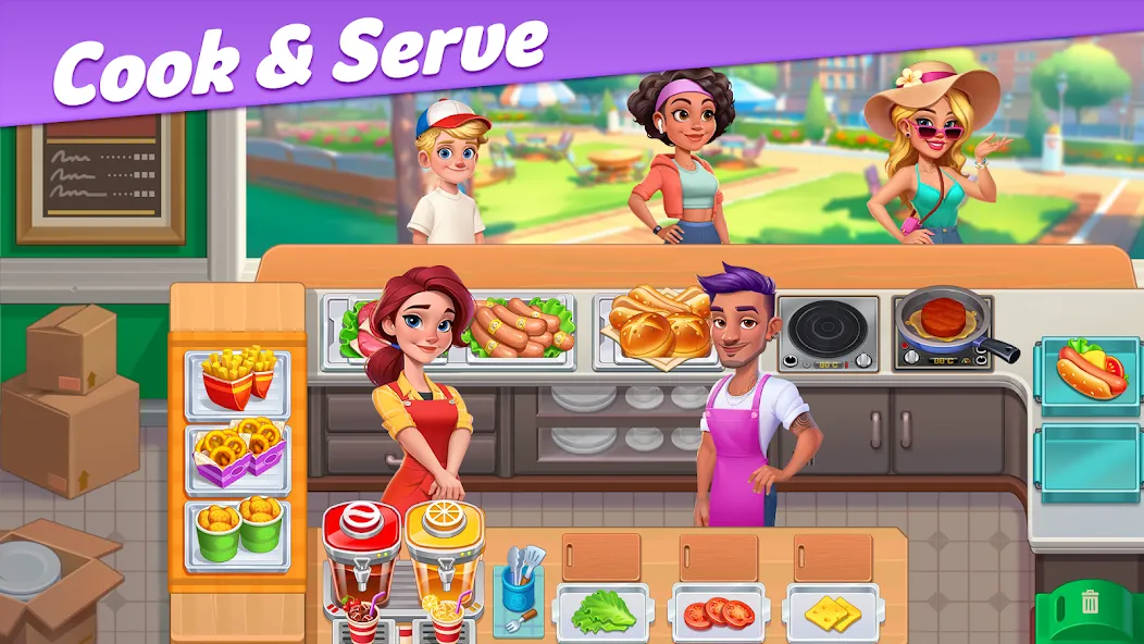 Restaurant Rescue - Food Games (Ресторанный спасатель) [МОД Premium] APK Android Screenshot 1