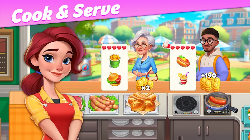 Restaurant Rescue - Food Games (Ресторанный спасатель) [МОД Premium] APK Android Screenshot 4