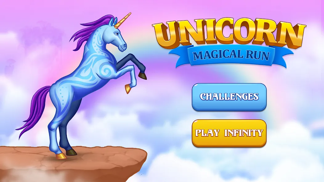 Unicorn Dash: Magical Run (Юникорн Дэш) [МОД Меню] APK Android Screenshot 1