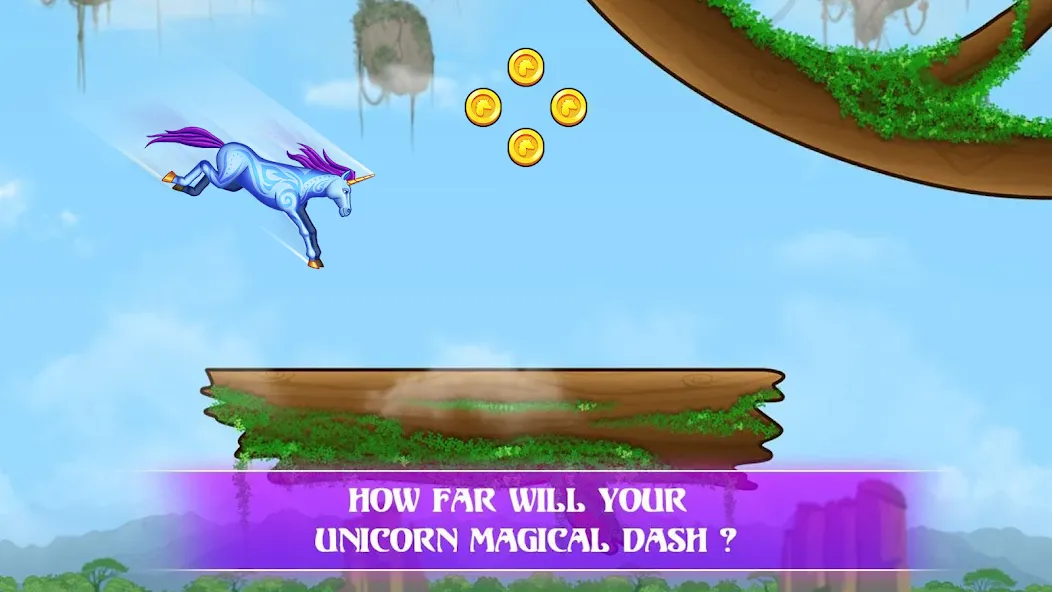 Unicorn Dash: Magical Run (Юникорн Дэш) [МОД Меню] APK Android Screenshot 2
