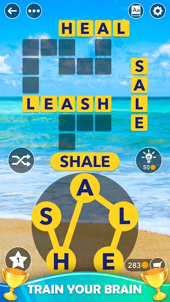 Word Cross: Offline Word Games [МОД Unlocked] APK Android Screenshot 3