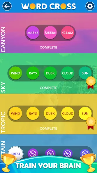 Word Cross: Offline Word Games [МОД Unlocked] APK Android Screenshot 4