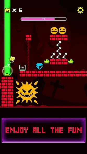 Underground Race - Arcade Game (Ритм Дэш) [МОД Mega Pack] APK Android Screenshot 2