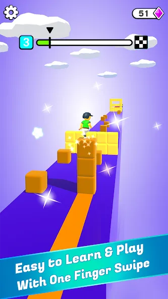 Block Surfer (Блок Серфер) [МОД Много денег] APK Android Screenshot 1