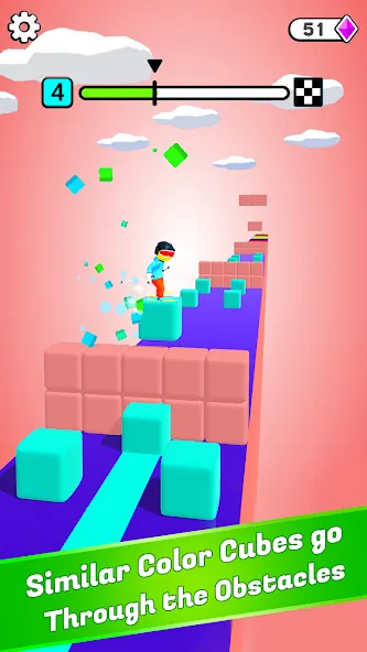 Block Surfer (Блок Серфер) [МОД Много денег] APK Android Screenshot 2