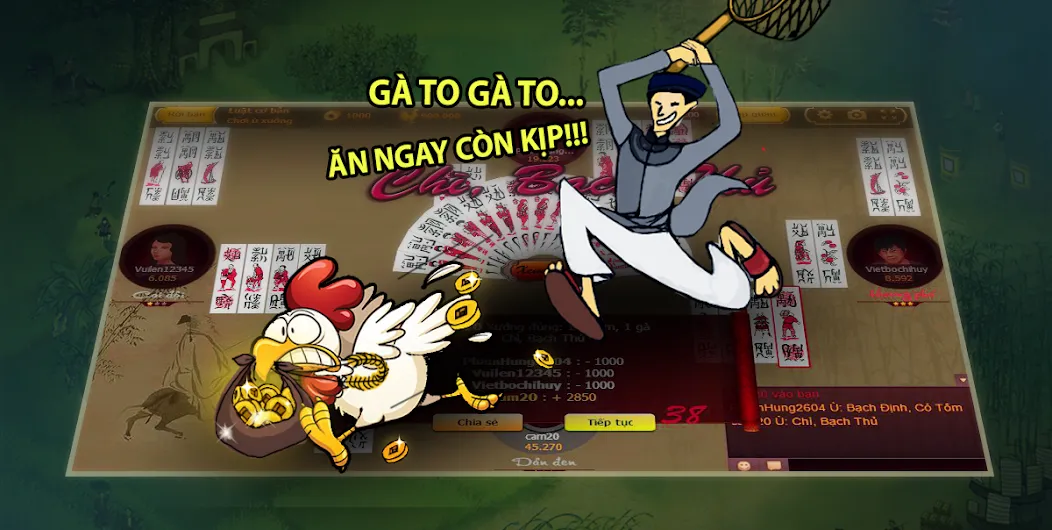 Chơi Đánh Chắn Online - An Nam [МОД Бесконечные монеты] APK Android Screenshot 1