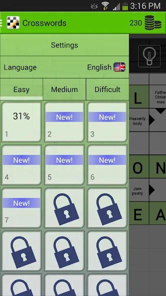 Crosswords [МОД Меню] APK Android Screenshot 2