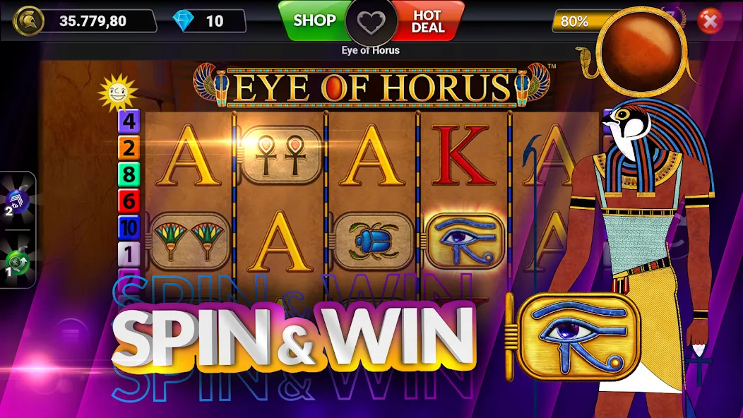 SpinArena Online Casino Slots (СпинАрена Онлайн Казино Слоты) [МОД Меню] APK Android Screenshot 2