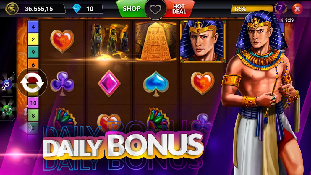SpinArena Online Casino Slots (СпинАрена Онлайн Казино Слоты) [МОД Меню] APK Android Screenshot 4