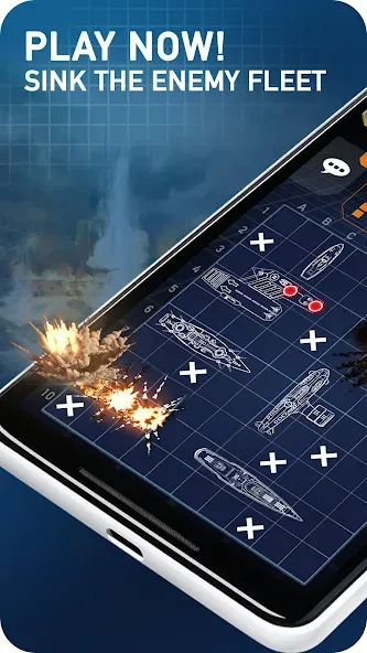 Fleet Battle - Sea Battle [МОД Все открыто] APK Android Screenshot 1