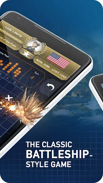 Fleet Battle - Sea Battle [МОД Все открыто] APK Android Screenshot 2