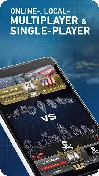Fleet Battle - Sea Battle [МОД Все открыто] APK Android Screenshot 3