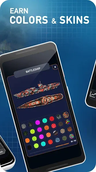 Fleet Battle - Sea Battle [МОД Все открыто] APK Android Screenshot 4