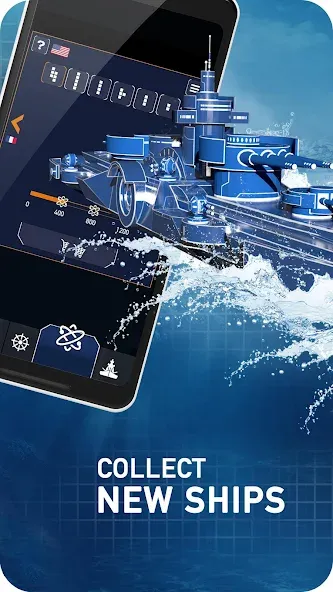 Fleet Battle - Sea Battle [МОД Все открыто] APK Android Screenshot 5