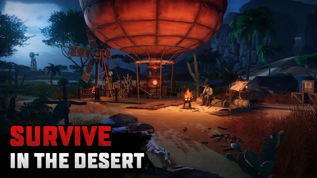 Raft® Survival: Desert Nomad (Рафт Сурвайвал) [МОД Unlocked] APK Android Screenshot 1