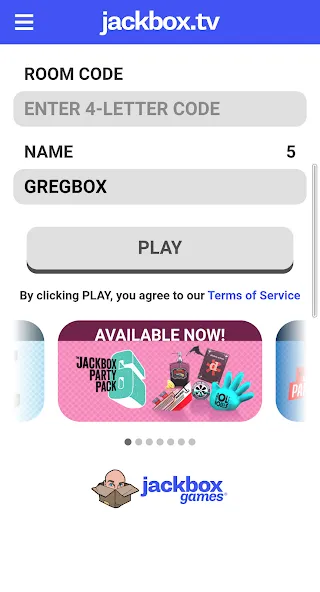 gregbox - jackbox player (грегбокс) [МОД Меню] APK Android Screenshot 1