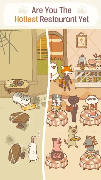 Animal Restaurant (Анимал Ресторан) [МОД Premium] APK Android Screenshot 2