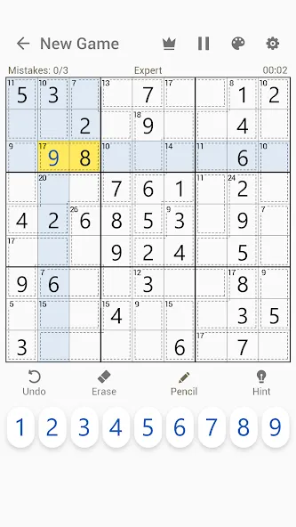 Killer Sudoku - Sudoku Puzzles [МОД Premium] APK Android Screenshot 1
