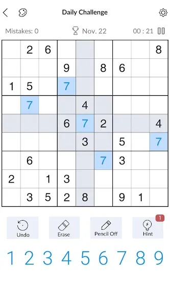 Sudoku - Classic Sudoku Puzzle [МОД Mega Pack] APK Android Screenshot 1
