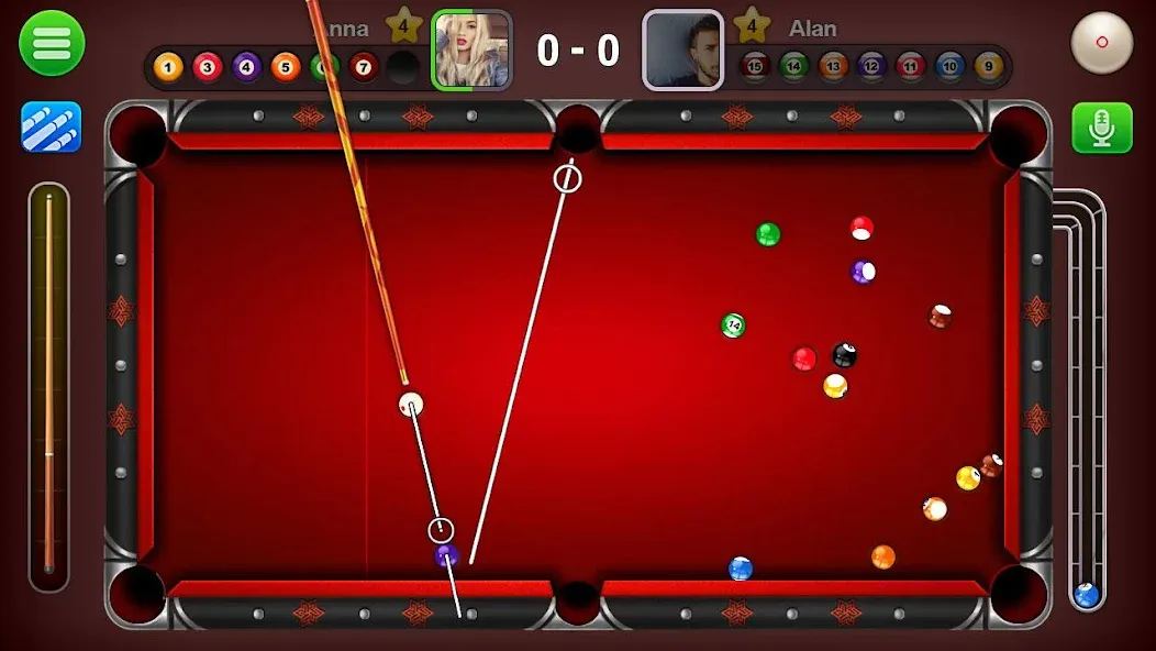8 Ball Live - Billiards Games (Бол Лайв) [МОД Premium] APK Android Screenshot 1
