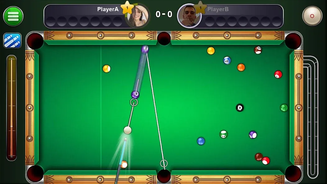 8 Ball Live - Billiards Games (Бол Лайв) [МОД Premium] APK Android Screenshot 2