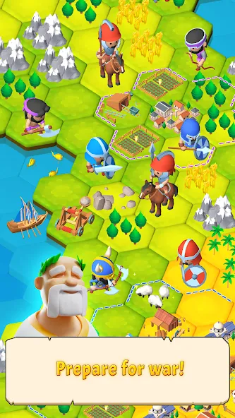 Civilization Hex: Tribes Rise (Цивилизация Гекс) [МОД Premium] APK Android Screenshot 2