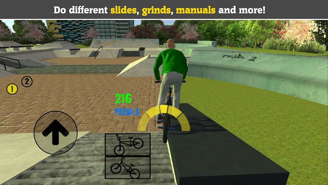 BMX FE3D 2 (БМХ ФЭ3Д 2) [МОД Все открыто] APK Android Screenshot 1
