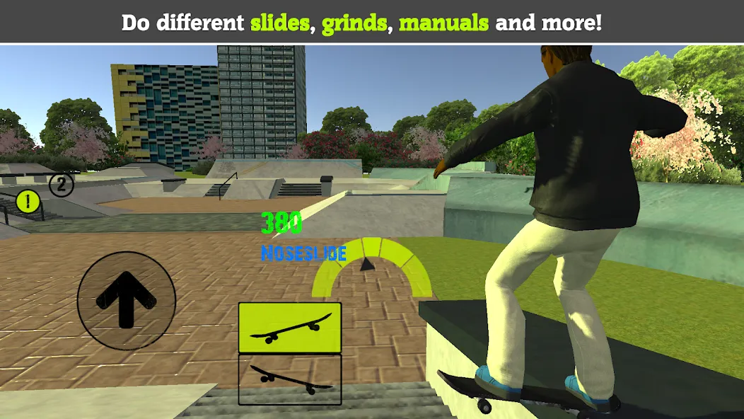 Skateboard FE3D 2 (Скейтборд 3D 2) [МОД Mega Pack] APK Android Screenshot 1